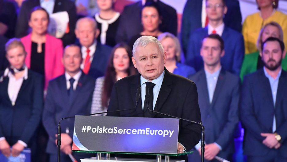 Wrocław. Jarosław Kaczyński na konwencji PiS 