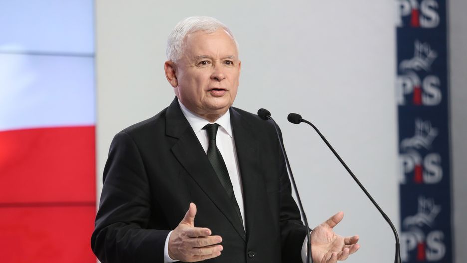 Jarosław Kaczyński, prezes Prawa i Sprawiedliwości.