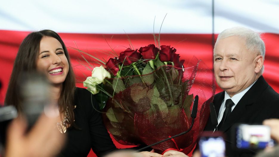 Wyniki wyborów 2019 Jarosław Kaczyński świętował ze współpracownikami