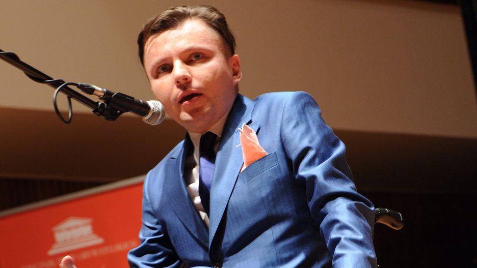 Bartłomiej Skrzyński jest rzecznikiem miasta Wrocławia ds. osób niepełnosprawnych
