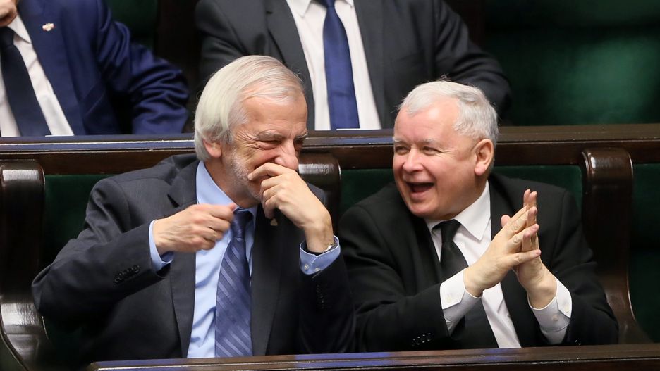 Ryszard Terlecki i Jarosław Kaczyński