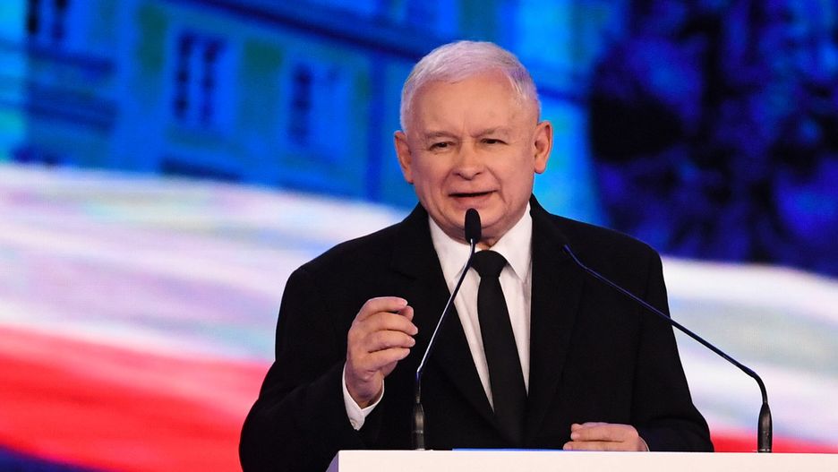 Jarosław Kaczyński przemawiał w Jachrance na wyjazdowym posiedzeniu PiS