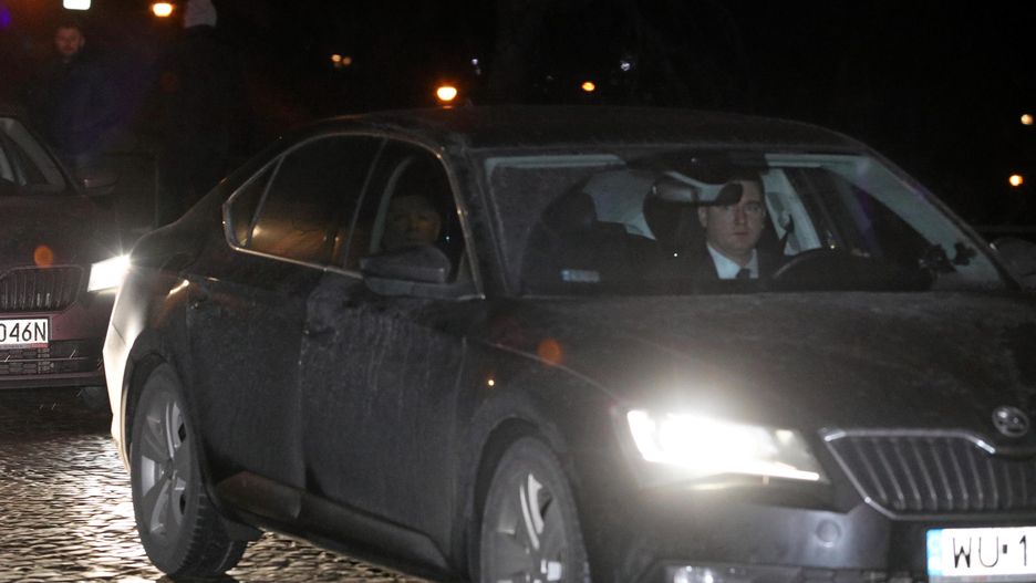 Jarosław Kaczyński podczas styczniowej wizyty