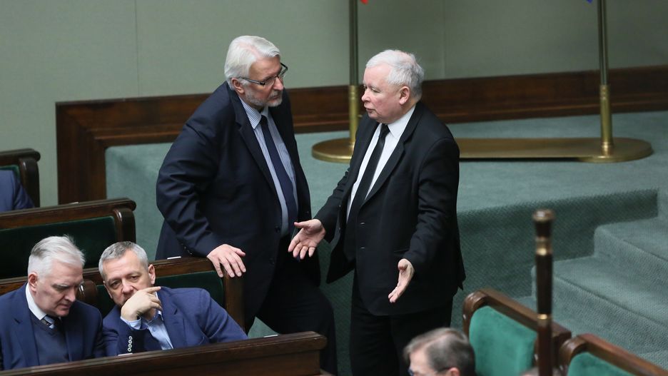Witold Waszczykowski i Jarosław Kaczyński