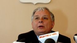 Prezydent Warszawy Lech Kaczyński