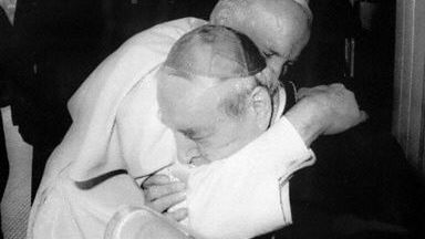 Papież Jan Paweł II I Kardynał Stefan Wyszyński spotkanie w Watykanie w 1979 roku