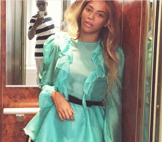 Beyonce w obiektywie Jaya Z.  Internet oszalał na punkcie tej fotki