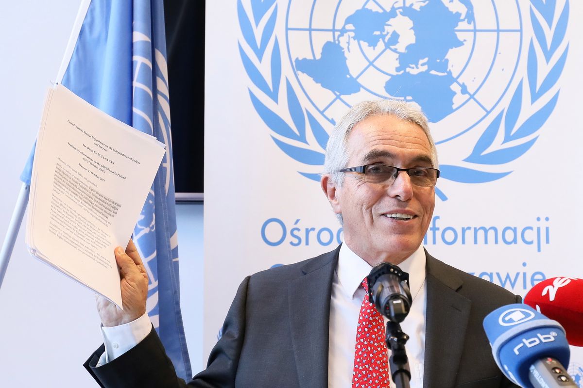 Wysłannik ONZ o działaniach PiS: podjęte reformy wyglądają znacznie gorzej niż sama choroba