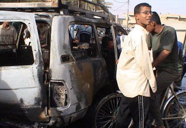 Wybuch koło amerykańskiej placówki w Basrze