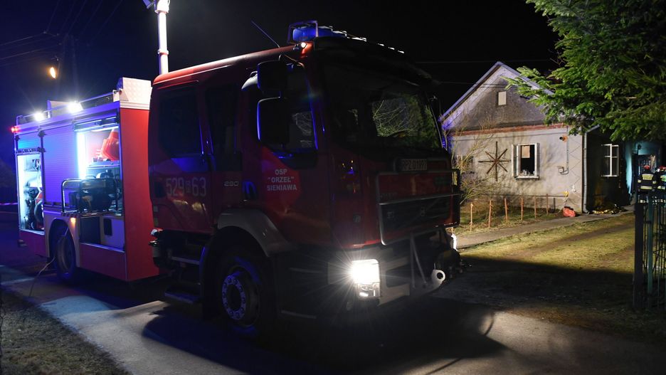 Na razie nie wiadomo, co było przyczyną pożaru w Leżachowie