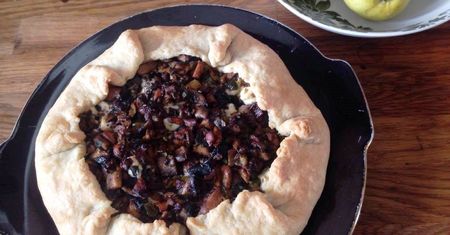 Grzybowy placek na pożegnanie lata