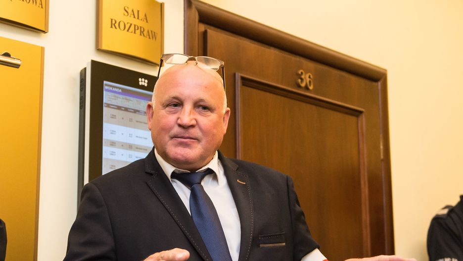 Piotr Rybak po ogłoszeniu wyroku sądu apelacyjnego we Wrocławiu.