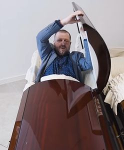 Koronawirus i wybory prezydenckie w Polsce. Burmistrz Wieruszowa nagrał film. Zamknął się w trumnie