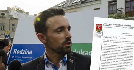 "Nie narażę swoich urzędników". Prezydent Białej Podlaskiej apeluje do premiera ws. wyborów