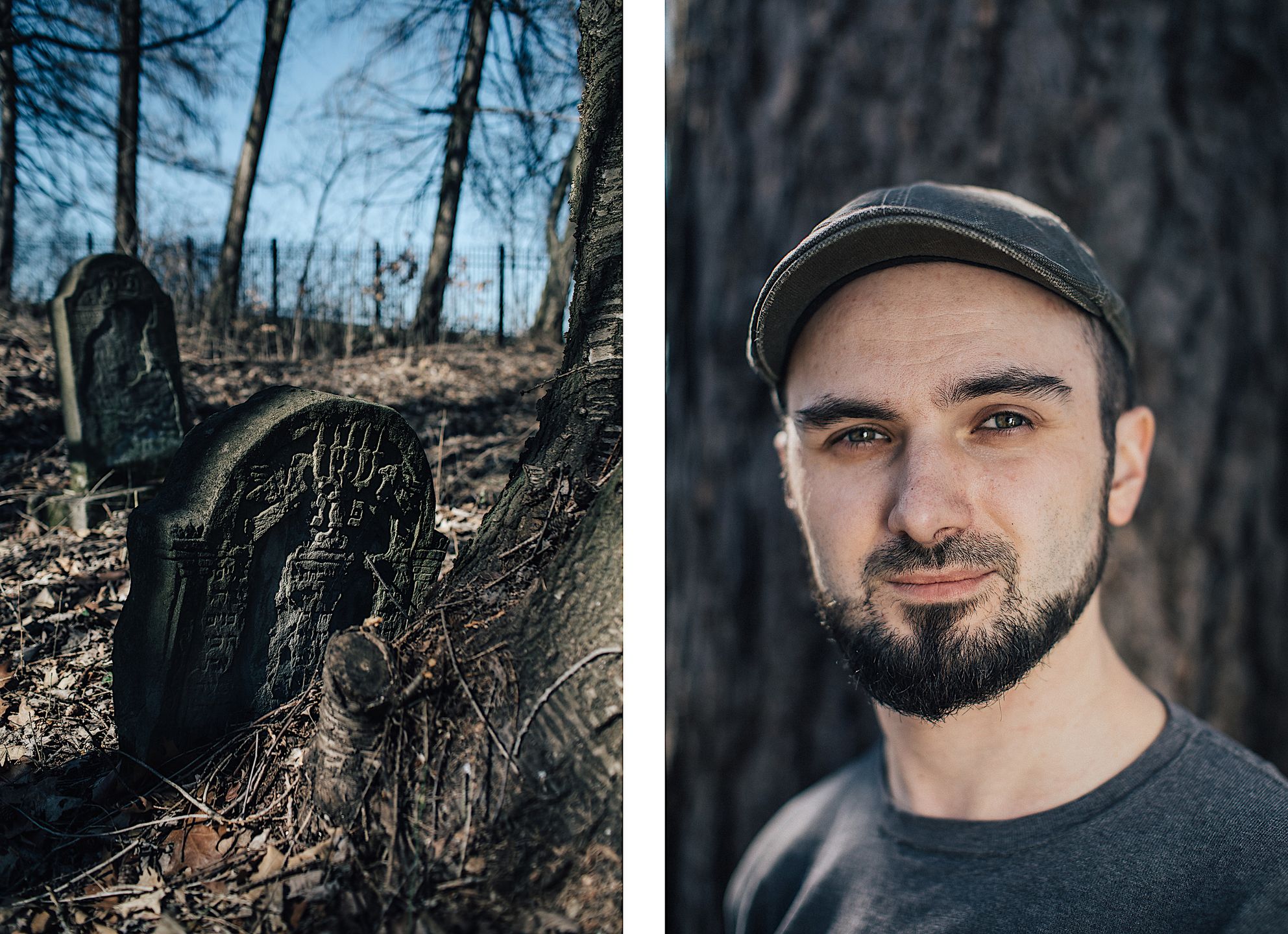 Kamil Kmak pochodzi z Grybowa. To on wpadł na pomysł, aby posprzątać żydowski cmentarz. 