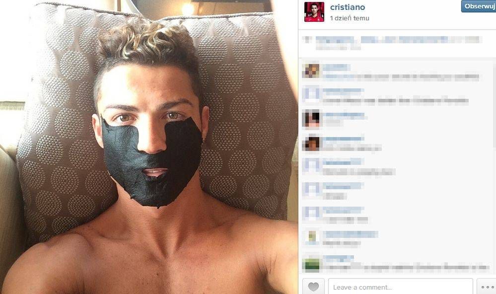 Cristiano Ronaldo u kosmetyczki