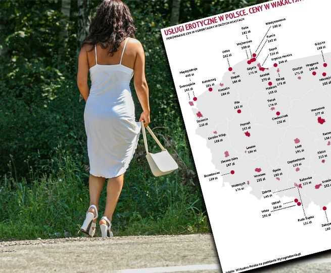 Ceny usług erotycznych najwyższe w kurortach, niższe w dużych miastach. Niecodzienna mapa
