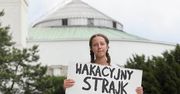 "Wakacyjny strajk klimatyczny" 13-latki przed Sejmem
