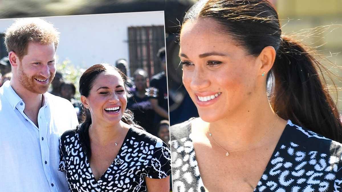 Meghan Markle do RPA włożyła sukienkę, która w godzinę zniknęła ze sklepów! Jest piękna, ale my pokochaliśmy jej buty