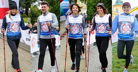 Gwiazdy tłumnie wsparły Bieg po Nowe Życie: Tomasz Kammel, Joanna Jabłczyńska, Julia Kamińska, Sandra Kubicka