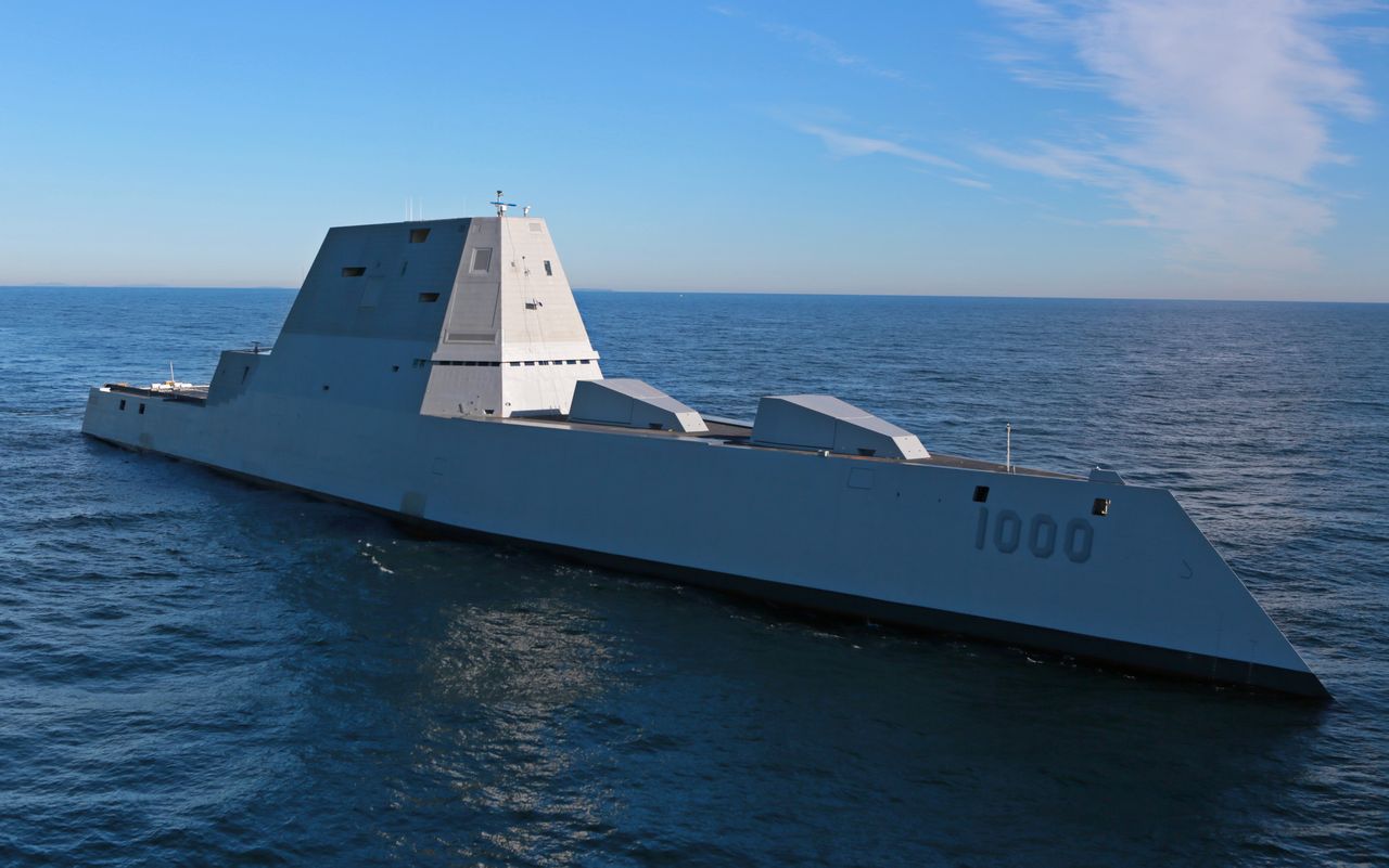 USS Zumwalt zmieni swoje przeznaczenie. Okręt otrzyma działo laserowe