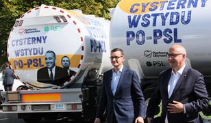 Badanie: Polacy ocenili akcję PiS "cysterny wstydu"