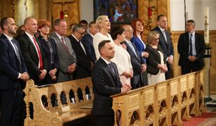 Prezydent Duda i premier Szydło w "polskiej Fatimie"