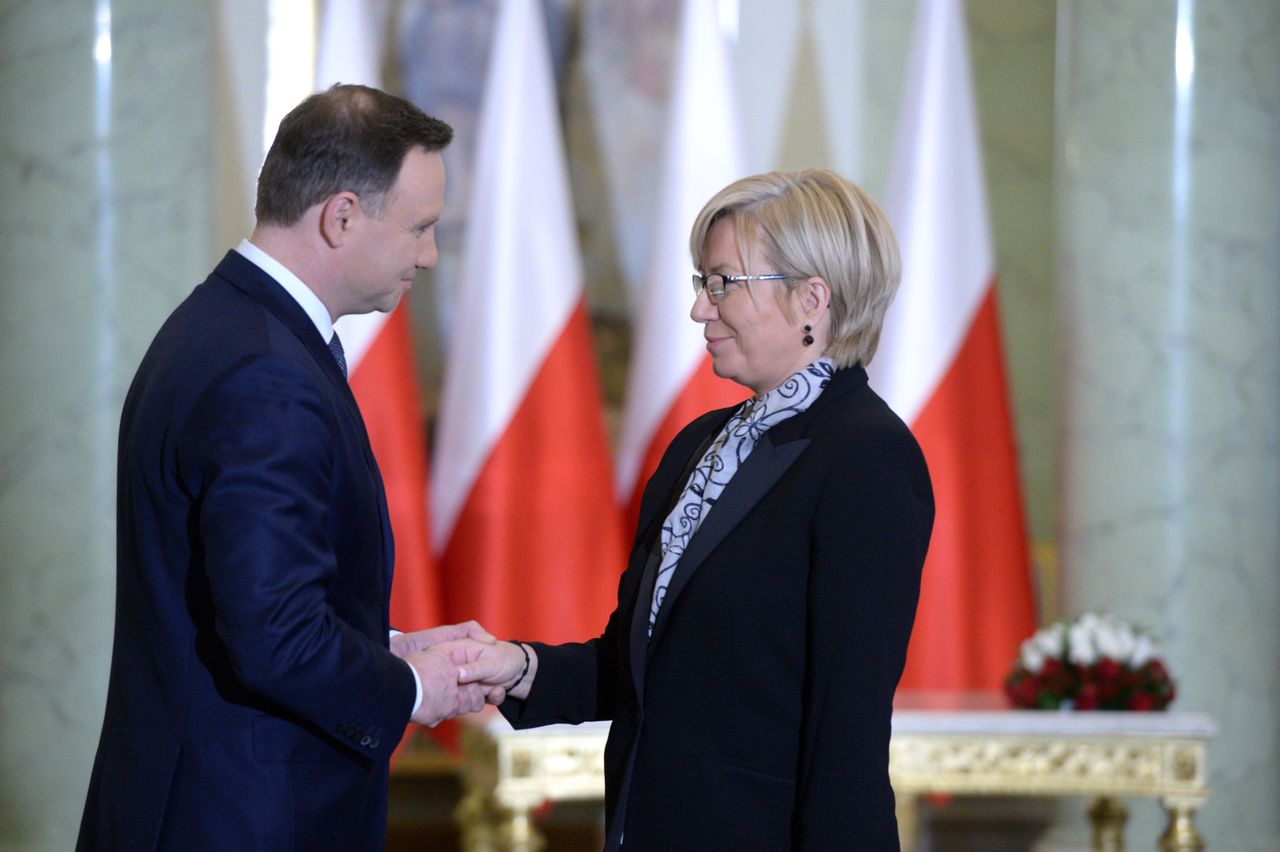 Prezes TK Julia Przyłębska pod ostrzałem opozycji. "Powinna wyłączyć się z orzekania"