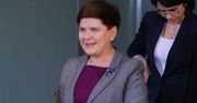 Beata Szydło odsłoniła nogi.  Rzadko stawia na kobiece kreacje