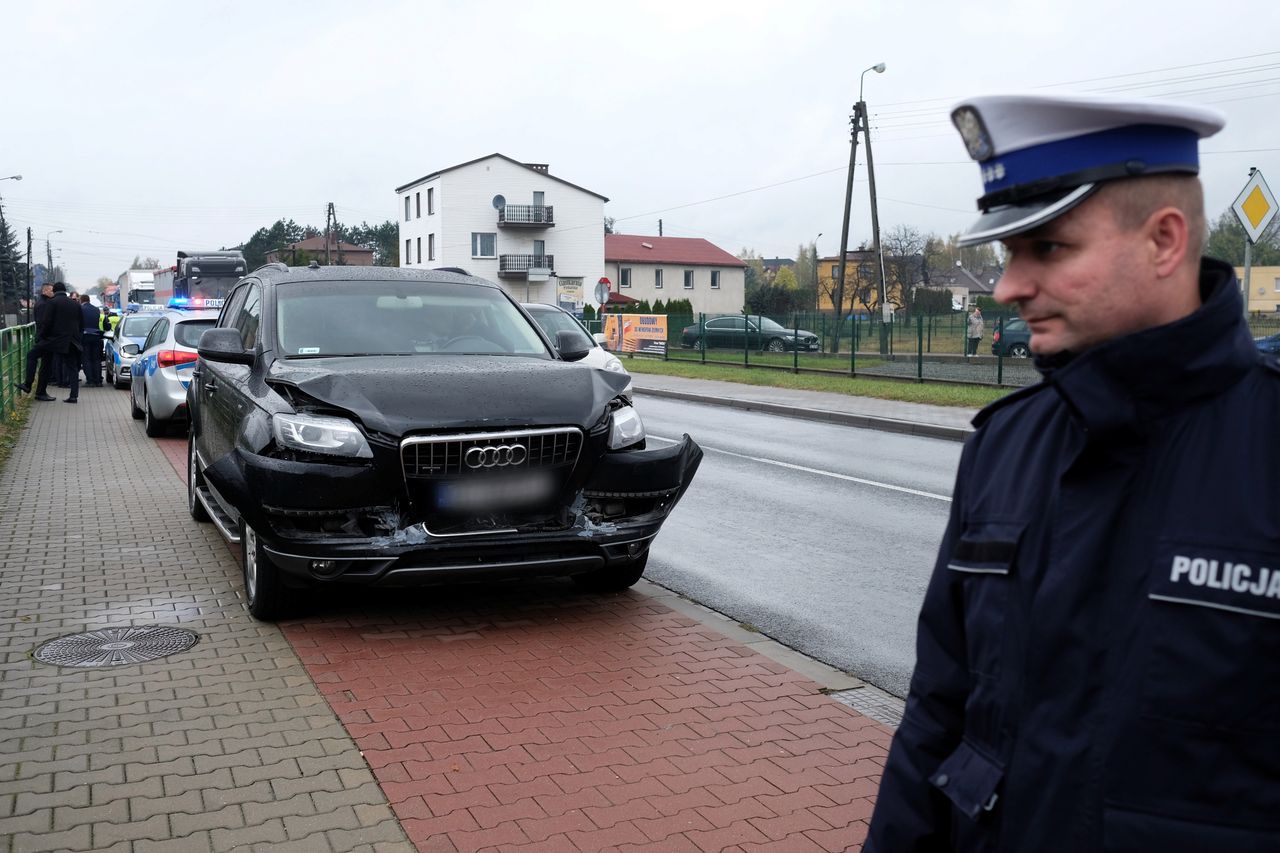 Kolejny wypadek rządowej kolumny. To jest tupolewizm na czterech kołach