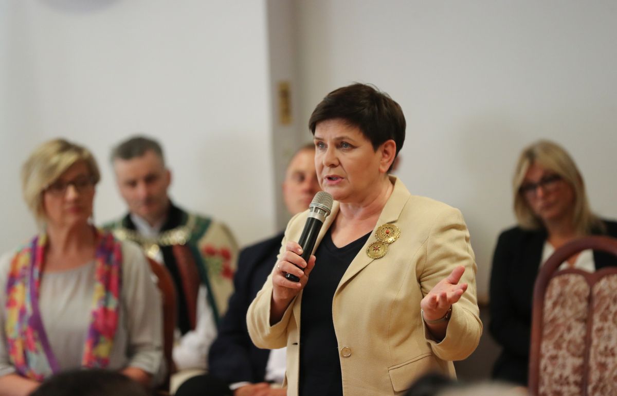 Niełatwa wizyta Beaty Szydło w Zakopanem. Jedna z miejscowych kobiet ostro ją skrytykowała