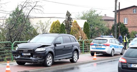 Stłuczka kolumny rządowej z udziałem Szydło. Zobacz zdjęcia z Imielina