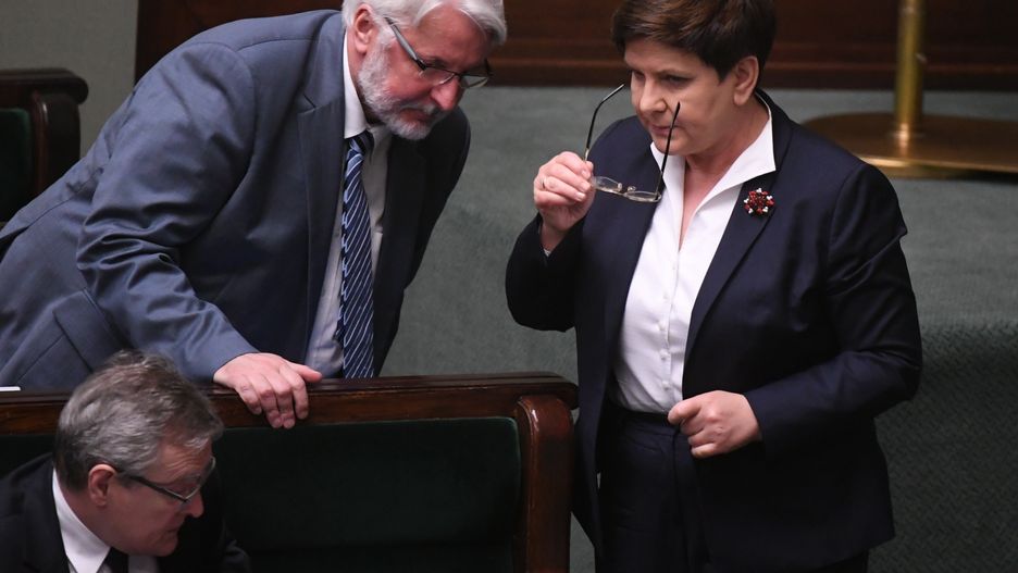Witold Waszczykowski i Beata Szydło