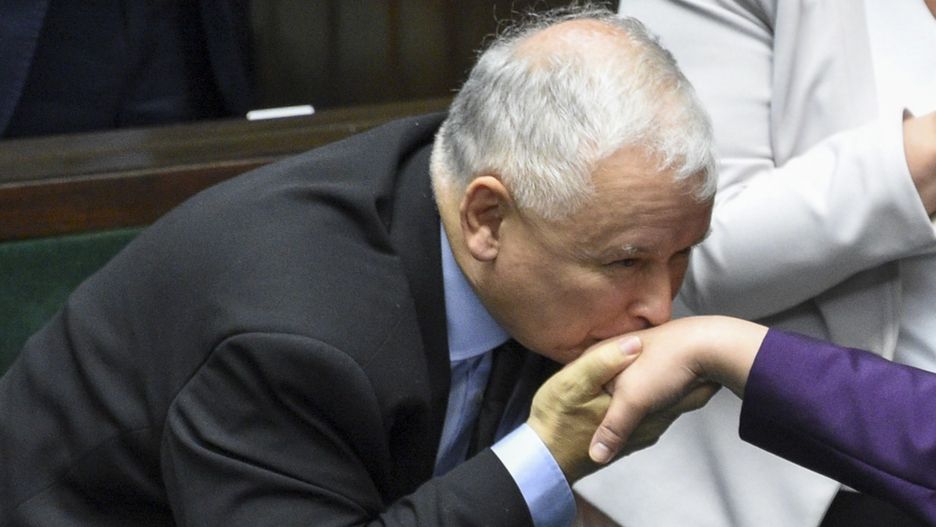 Jarosław Kaczyński przedstawił panią Kasię. Katarzyna Lubiak, podobnie jak popularna pani Basia, pracuje w centrali PiS