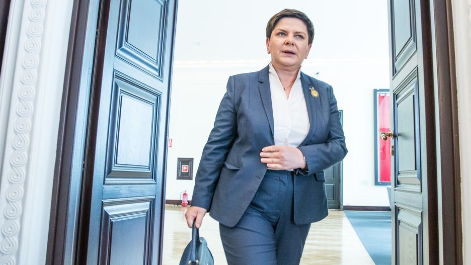 Premier RP Beata Szydło z mężem Edwardem Szydło.