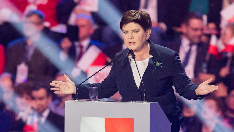 Beata Szydło na wiecu wyborczym prezydenta Andrzeja Dudy
