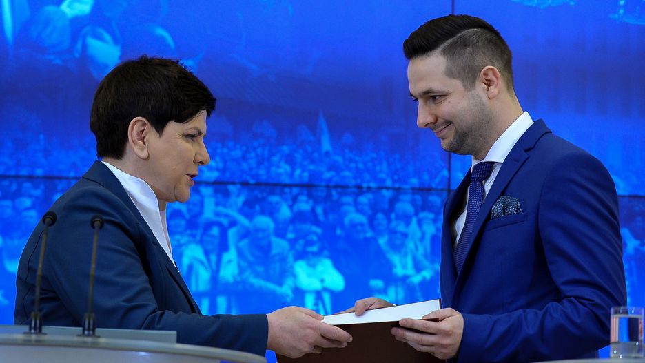 Beata Szydło, Patryk Jaki. KPRM.