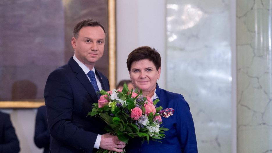 Prezydent Andrzej Duda przyjmuje dymisję premier Beaty Szydło.
