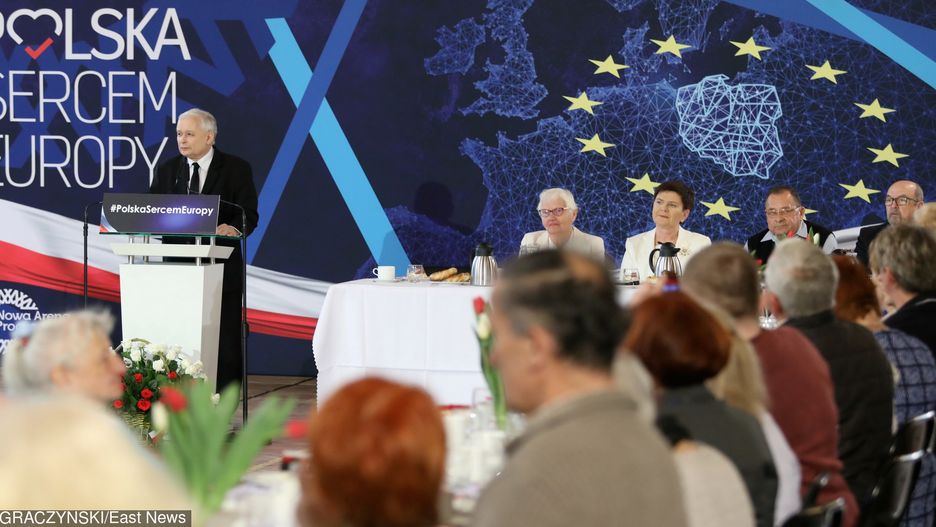 Jarosław Kaczyński wspiera Beatę Szydło i Ryszarda Legutkę w kampanii.