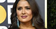 Złote Globy: Salma Hayek kusi na czerwonym dywanie