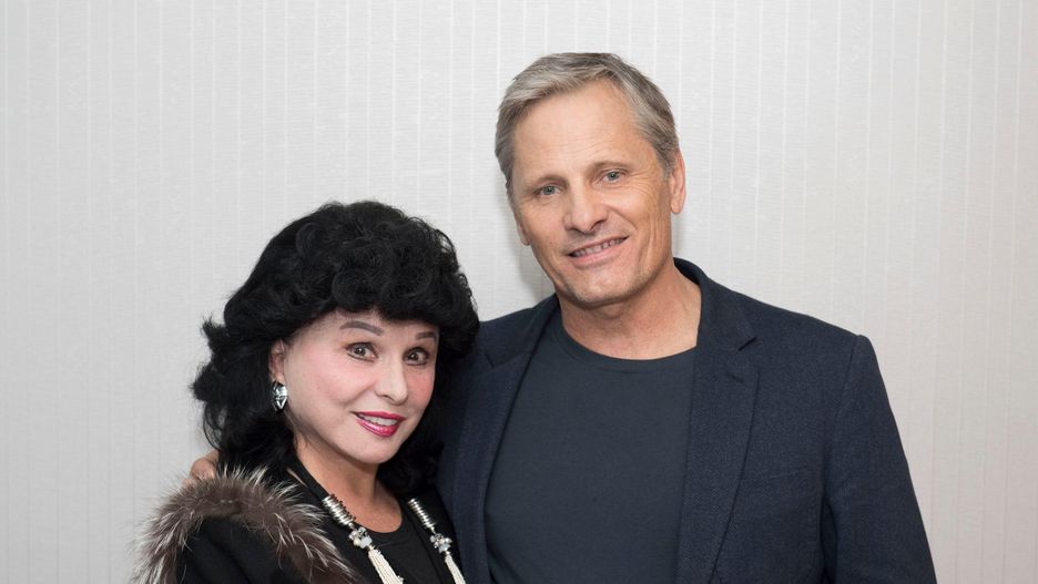 Yola Czaderska-Hayek i Viggo Mortensen