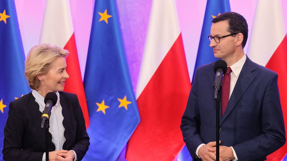 Ursula von der Leyen spotkała się w Warszawie z Mateuszem Morawieckim