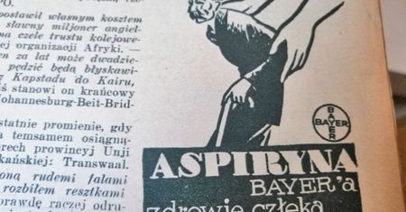 "Aspiryna Bayera zdrowie człeka wspiera". Tak wyglądały reklamy w prasie z lat 30.