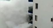 Monstrualna fala zerwała balkony na Teneryfie. Ewakuacja w kurorcie