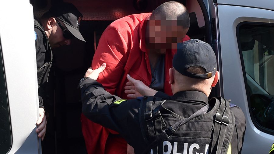 Paweł K. przed przesłuchaniem w Krakowie