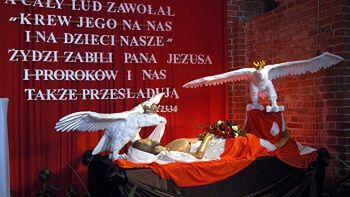 Wielkanocny "Grób Chrystusa" w Bazylice św. Brygidy