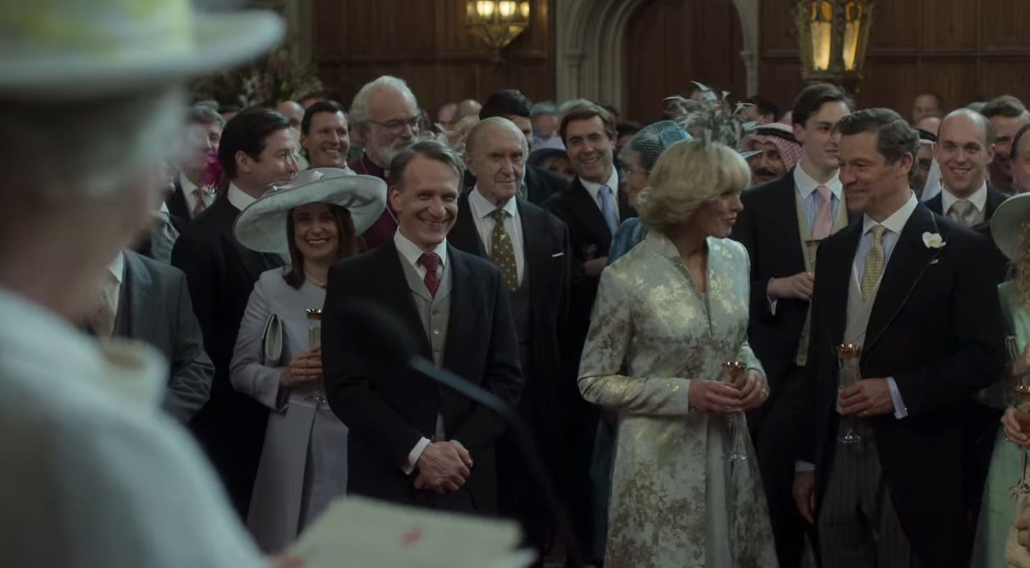ślub Karola i Camilli, screenshot z serialu "The Crown", Netflix