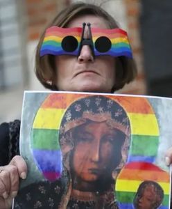 TYLKO w WP. Domalowanie tęczowej aureoli było profanacją (Badanie)