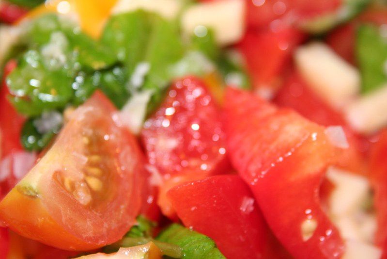 10 dietetycznych przekąsek - świeże warzywa 