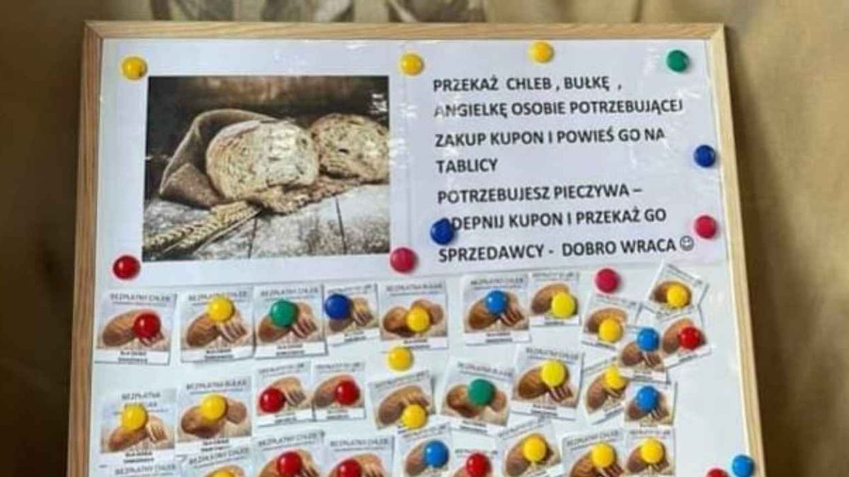 Akcja "zawieszony chleb"- Pyszności/ źródło: Piekarnia Stefańczyk